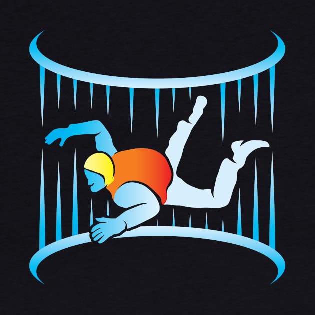 Skydiving Indoor Skydiver by QQdesigns